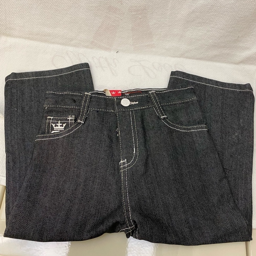 Red Ape Toddler Jeans 3T Black Ajustable Waist NWT